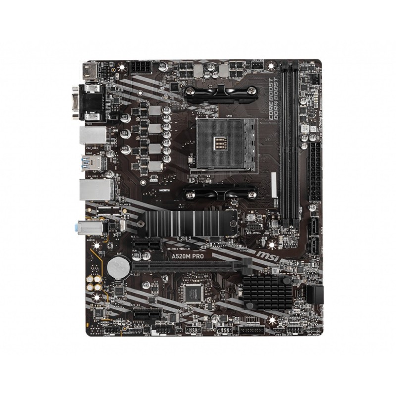 A520M PRO - Motherboard - micro ATX - Socket AM4 - AMD A520 Chipsatz - USB 3....